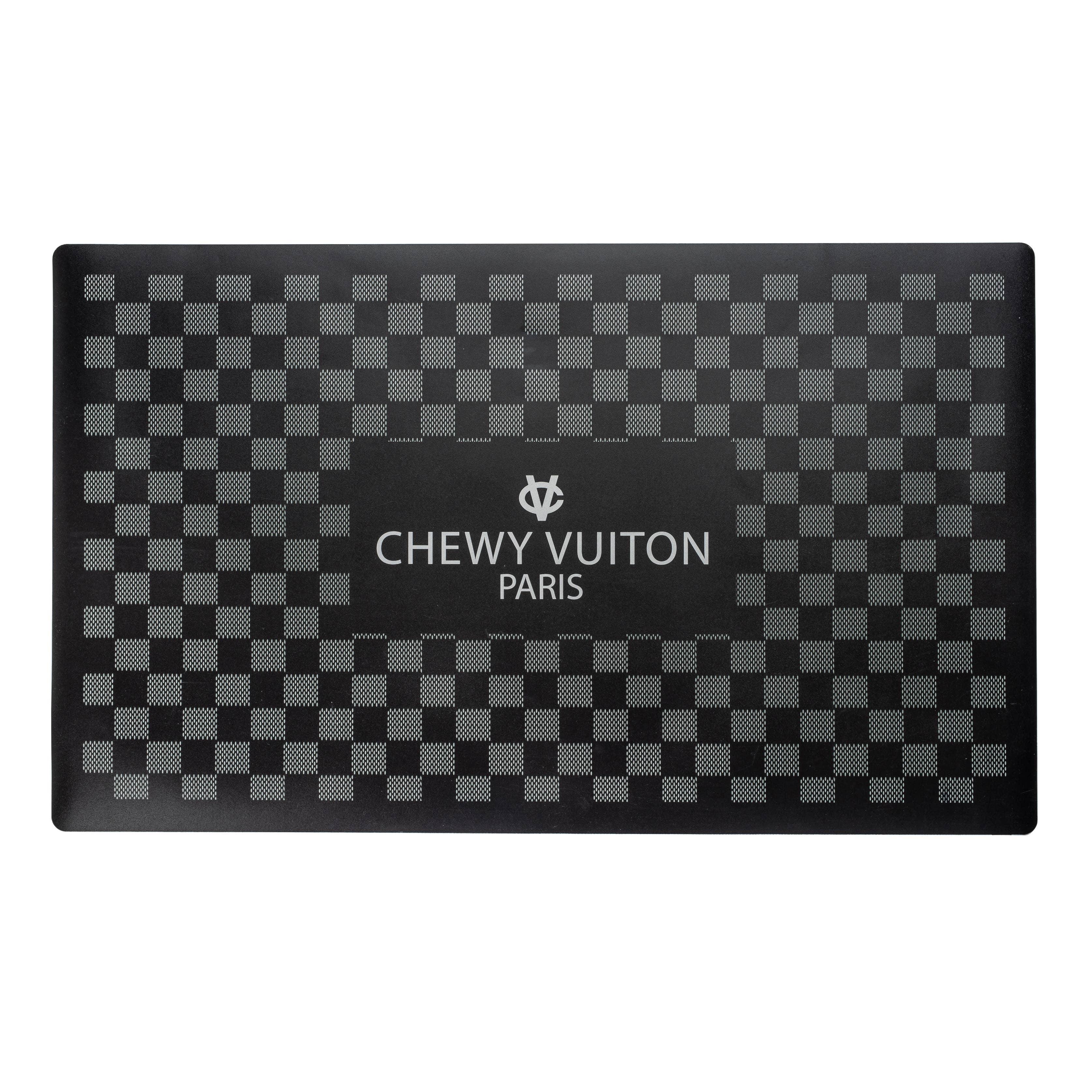 Black Checker Chewy Vuiton Placemat