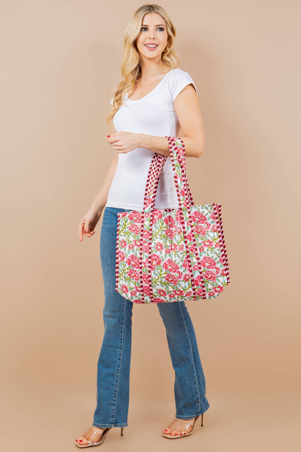 Quilted Tote Bag (BG-55)