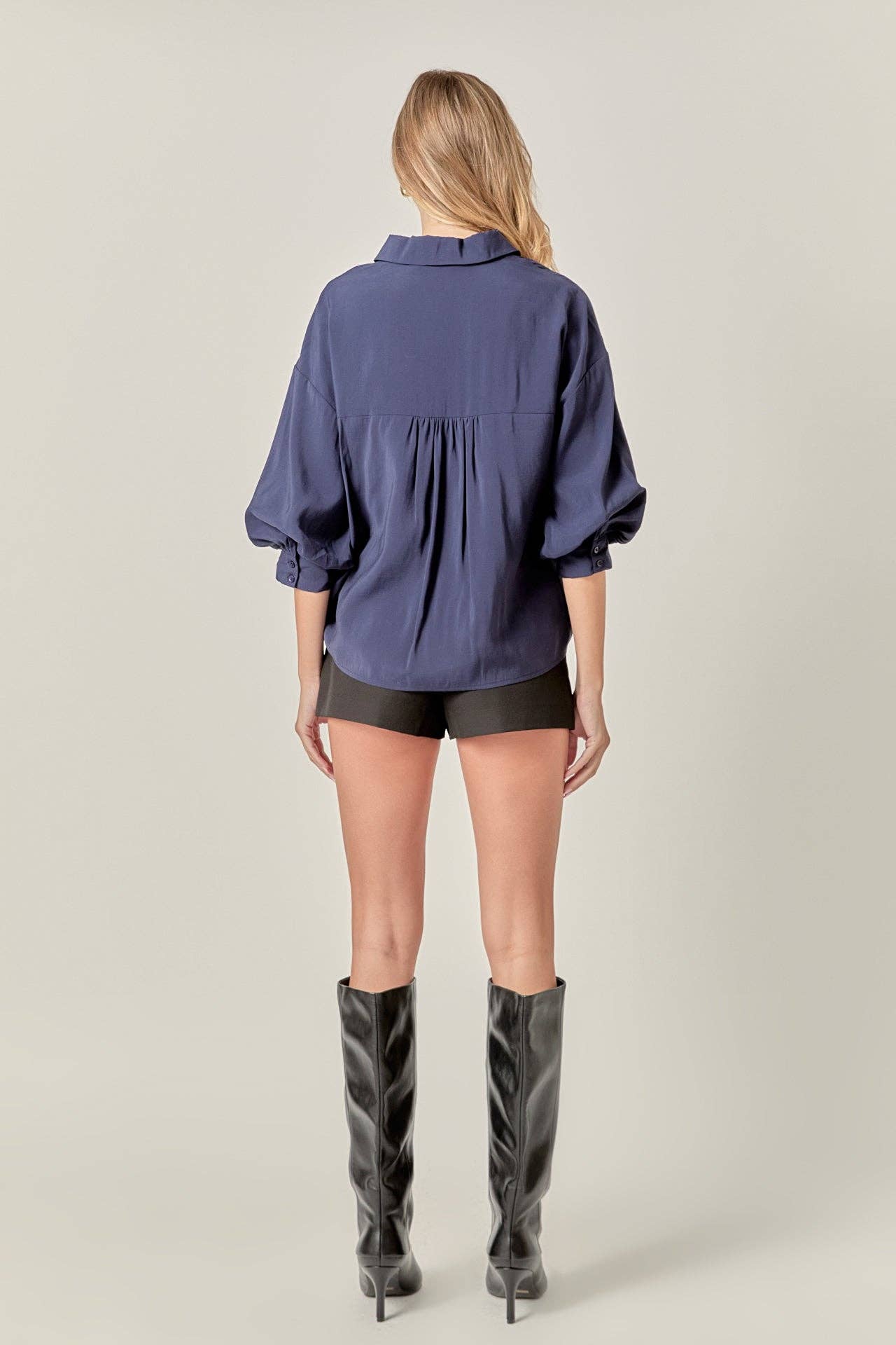 Balloon Sleeve Blouse