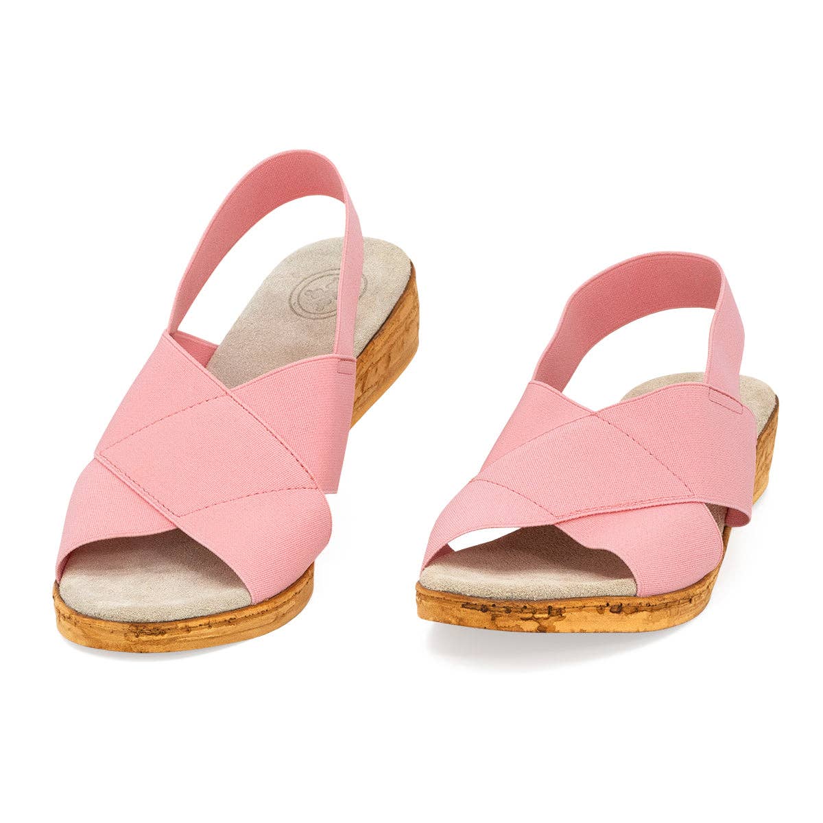 Spring/Summer - Sling Back Wedge Cork Sandal - Atlantic