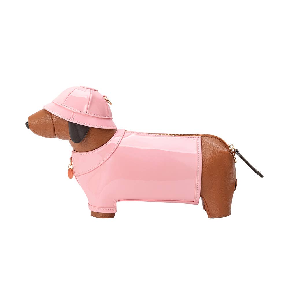 Rain Dog Pink Vegan Leather Crossbody Bag Pre-Order 3/10