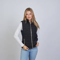 The Icon Perfect Fit Puffer Vest in Black & Khaki