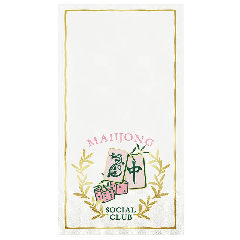 Paper Guest Napkins - Mahjong Social Club