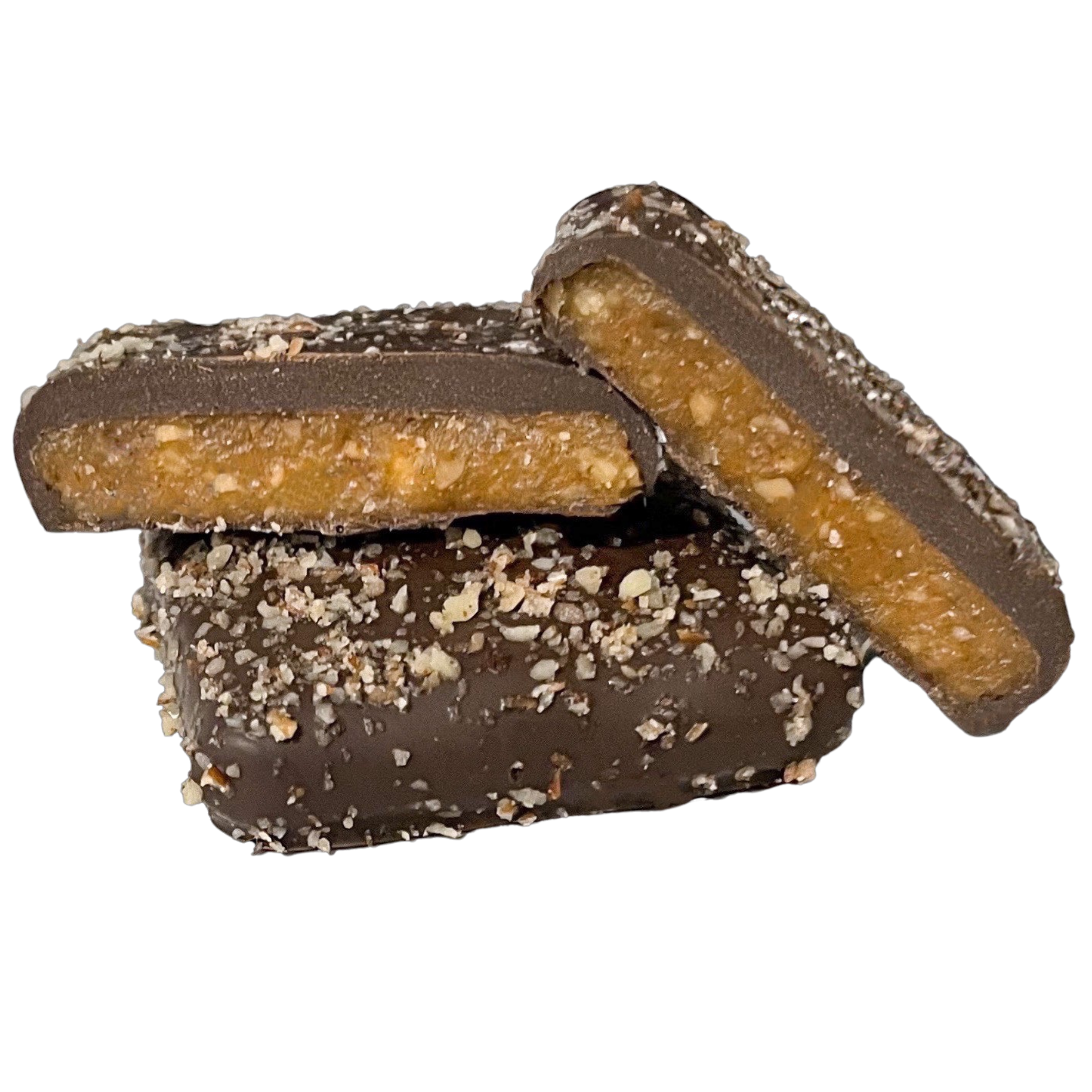 Griff's Pecan Toffee - 1oz Dark Chocolate Toffee