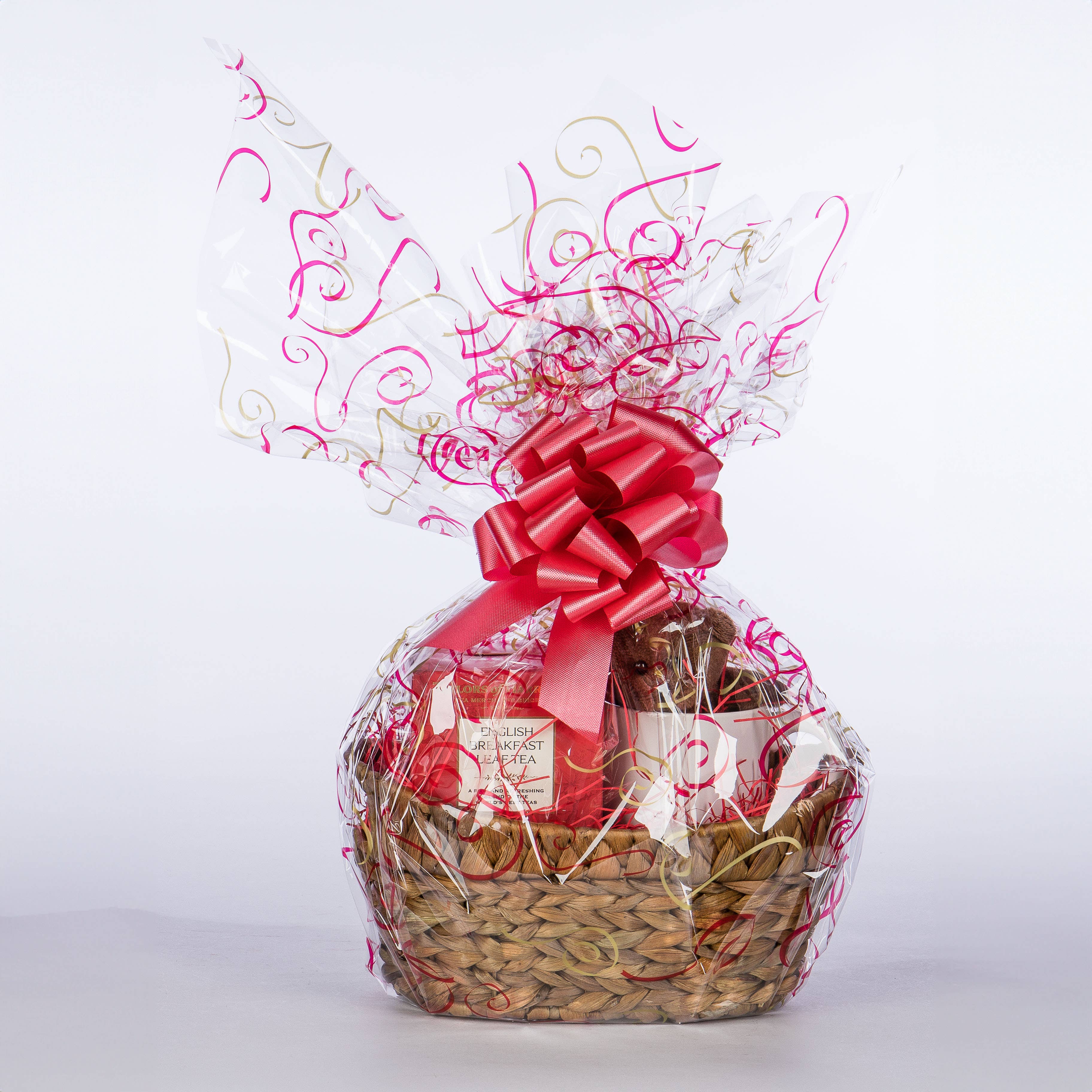Hyacinth / Wire Tub Oval Planter Gift Basket *