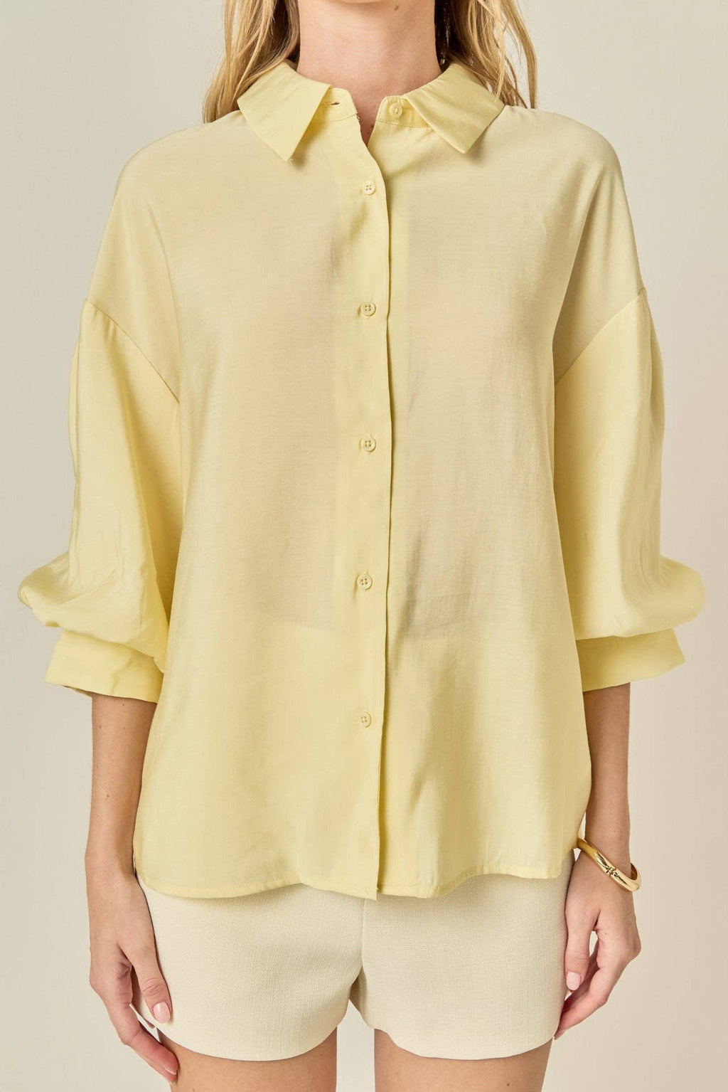 Balloon Sleeve Blouse
