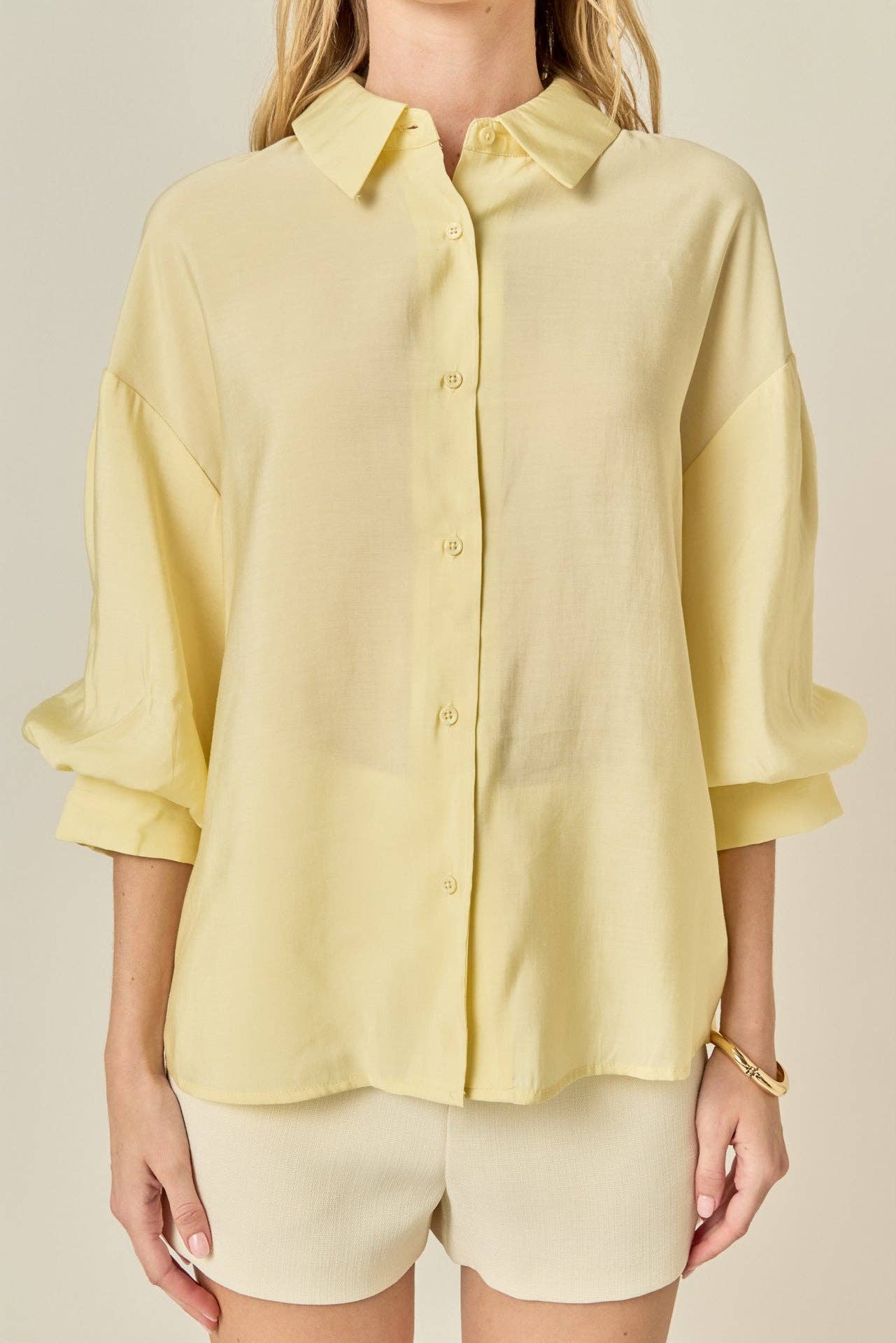 Balloon Sleeve Blouse