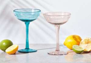 Bubble Glass Coupe Blush Everyday