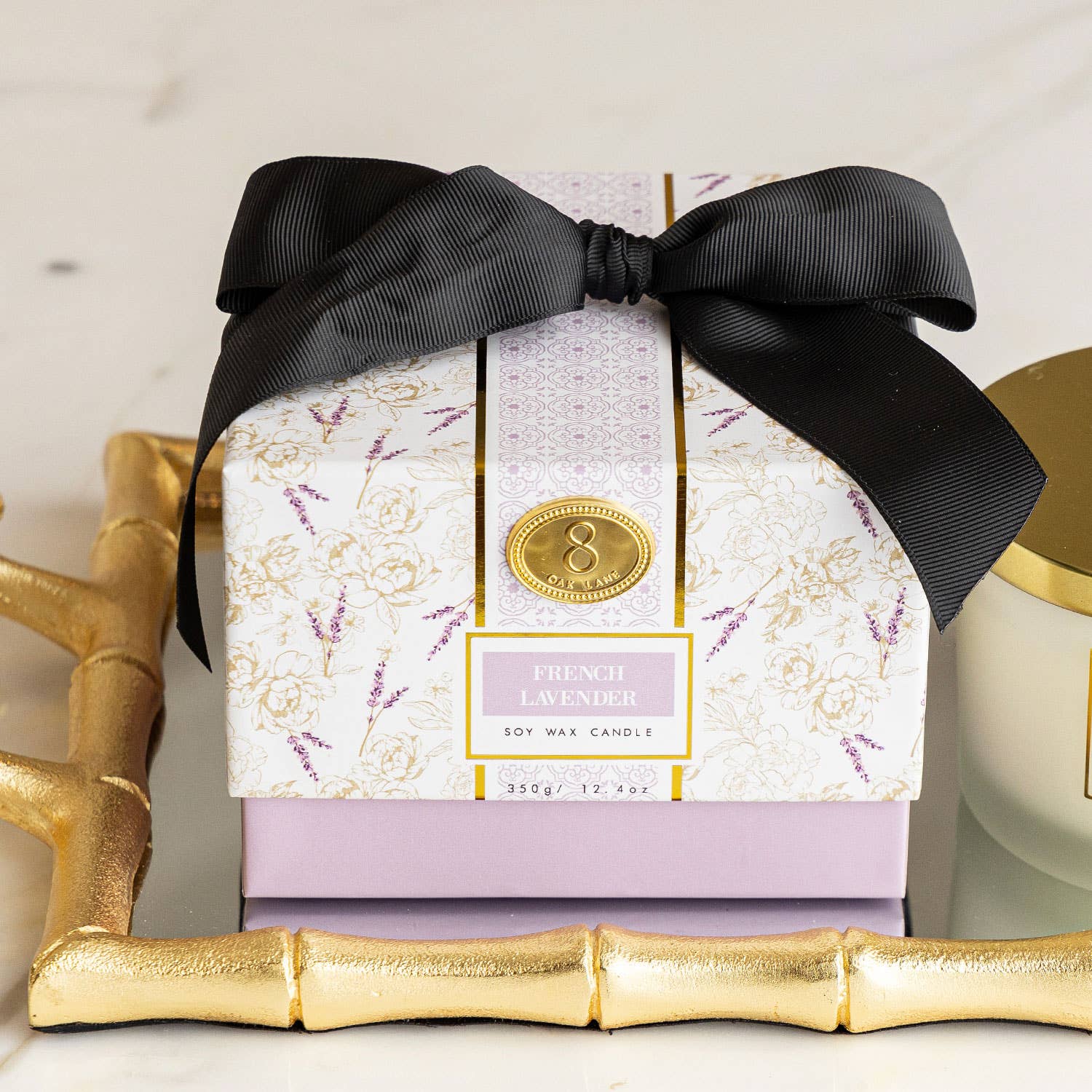 French Lavender 3-Wick Boxed Soy Wax Candle