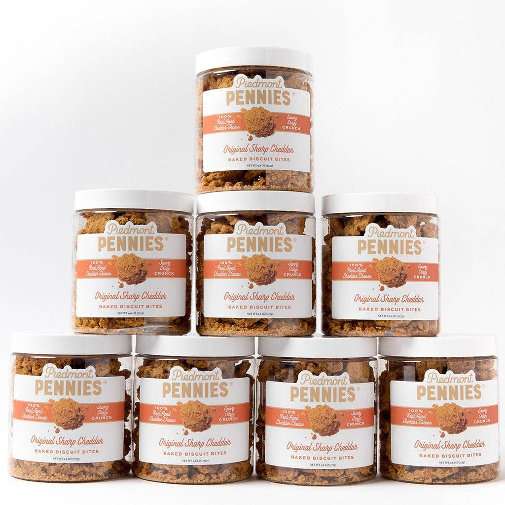 Cheddar Cheese Crackers, Gift Jars (8)