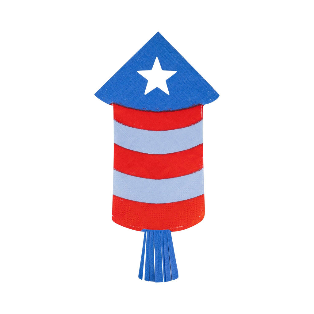 USA1238 - Firecracker Shaped Paper Napkin