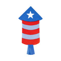 USA1238 - Firecracker Shaped Paper Napkin