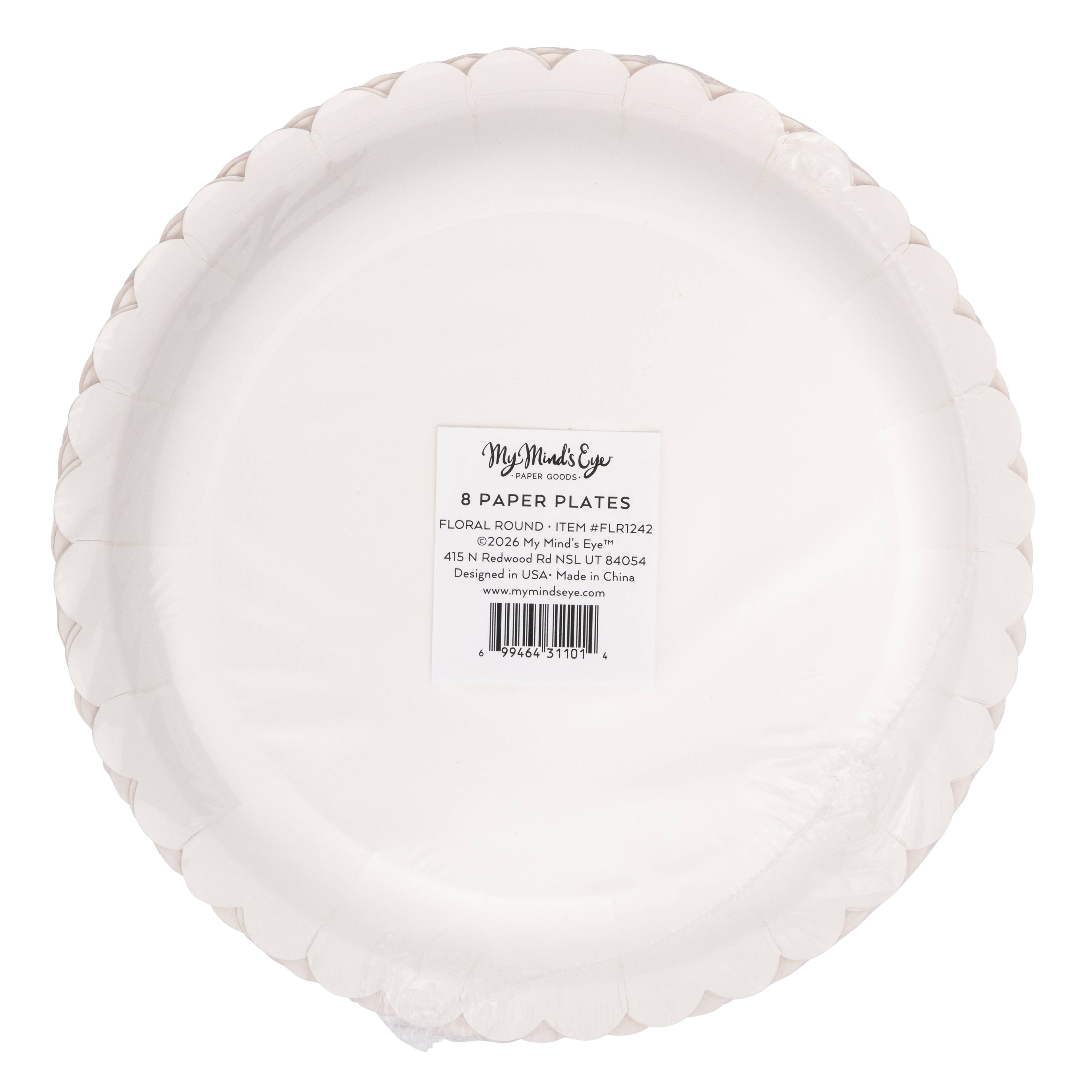 FLR1242 - Floral Round 8" Plate
