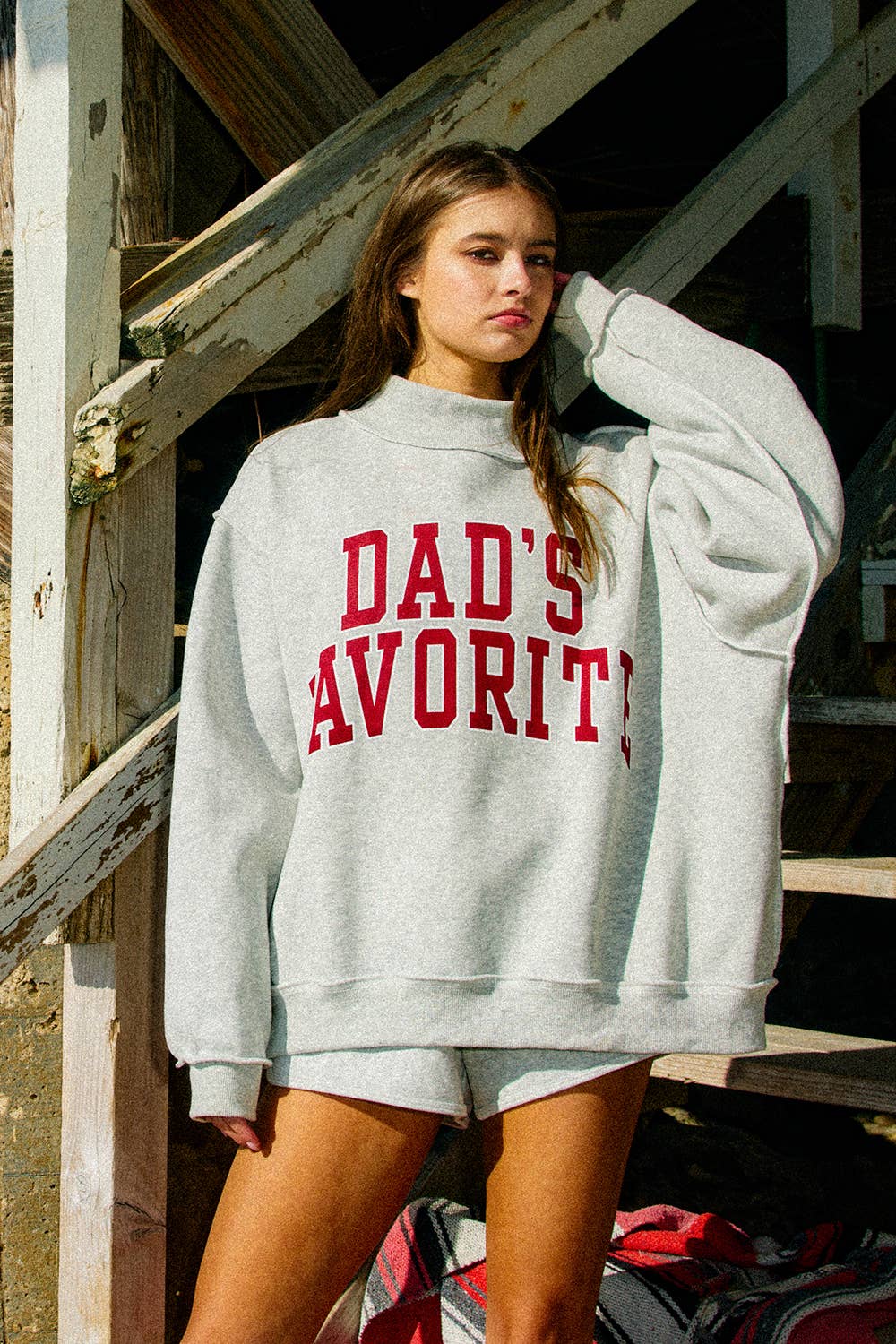 IT2594-FAVORITE | Reversible Mock-Neck Sweatshirt