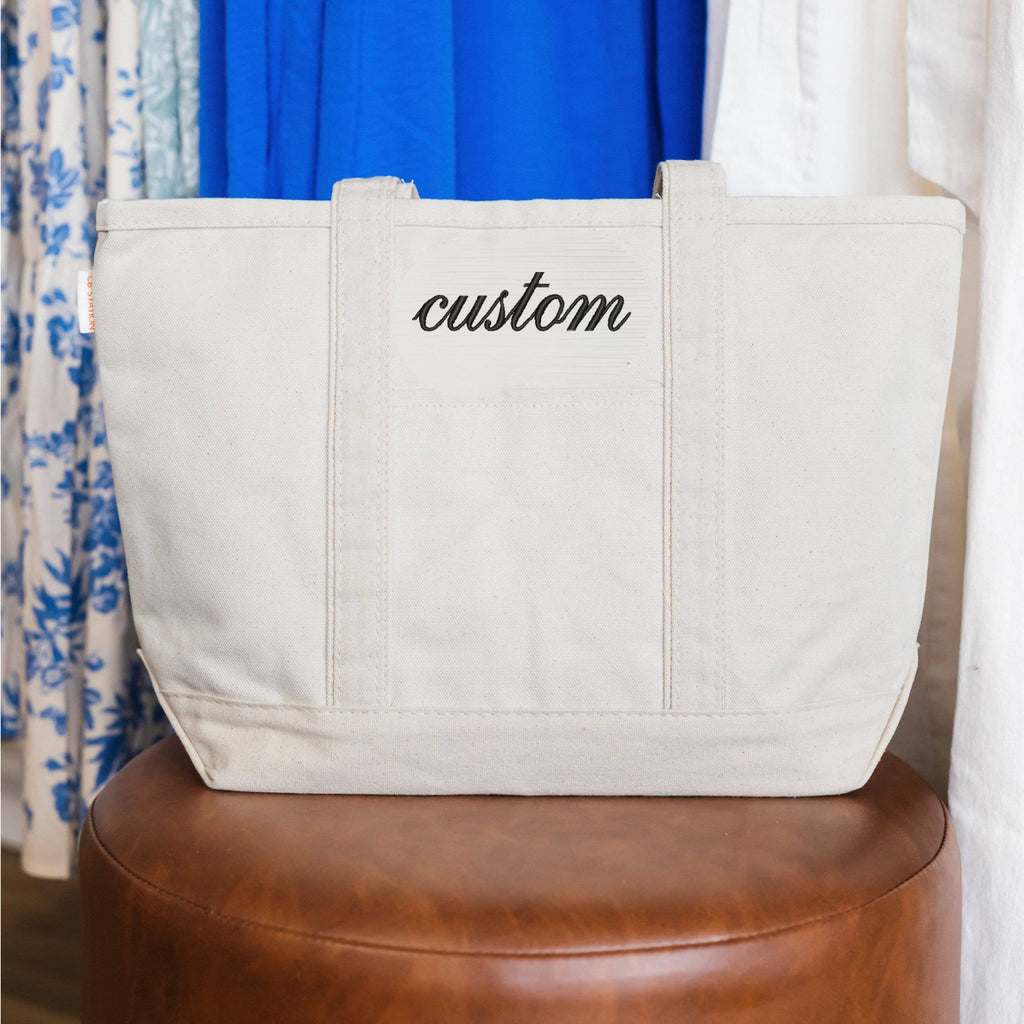 Custom Embroidered Tote Bags, Add Your Logo