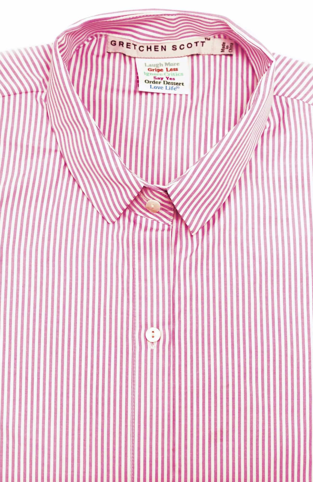 Priss Brooks Blouse - Stripe Wash & Wear