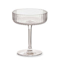 Gramercy Fluted Coupe Glass Clear Everyday