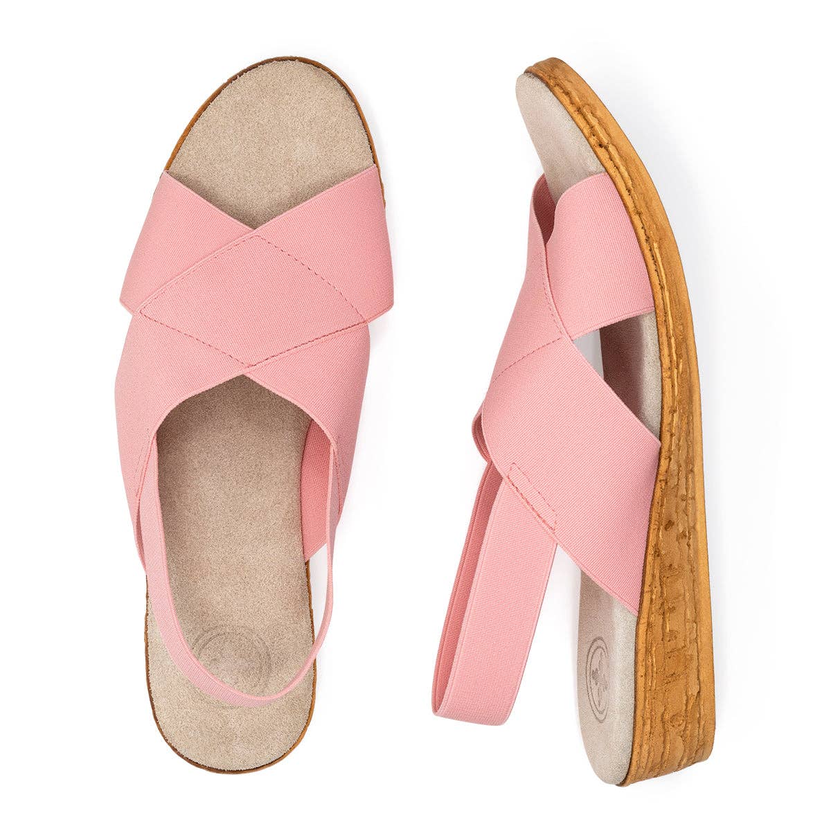 Spring/Summer - Sling Back Wedge Cork Sandal - Atlantic