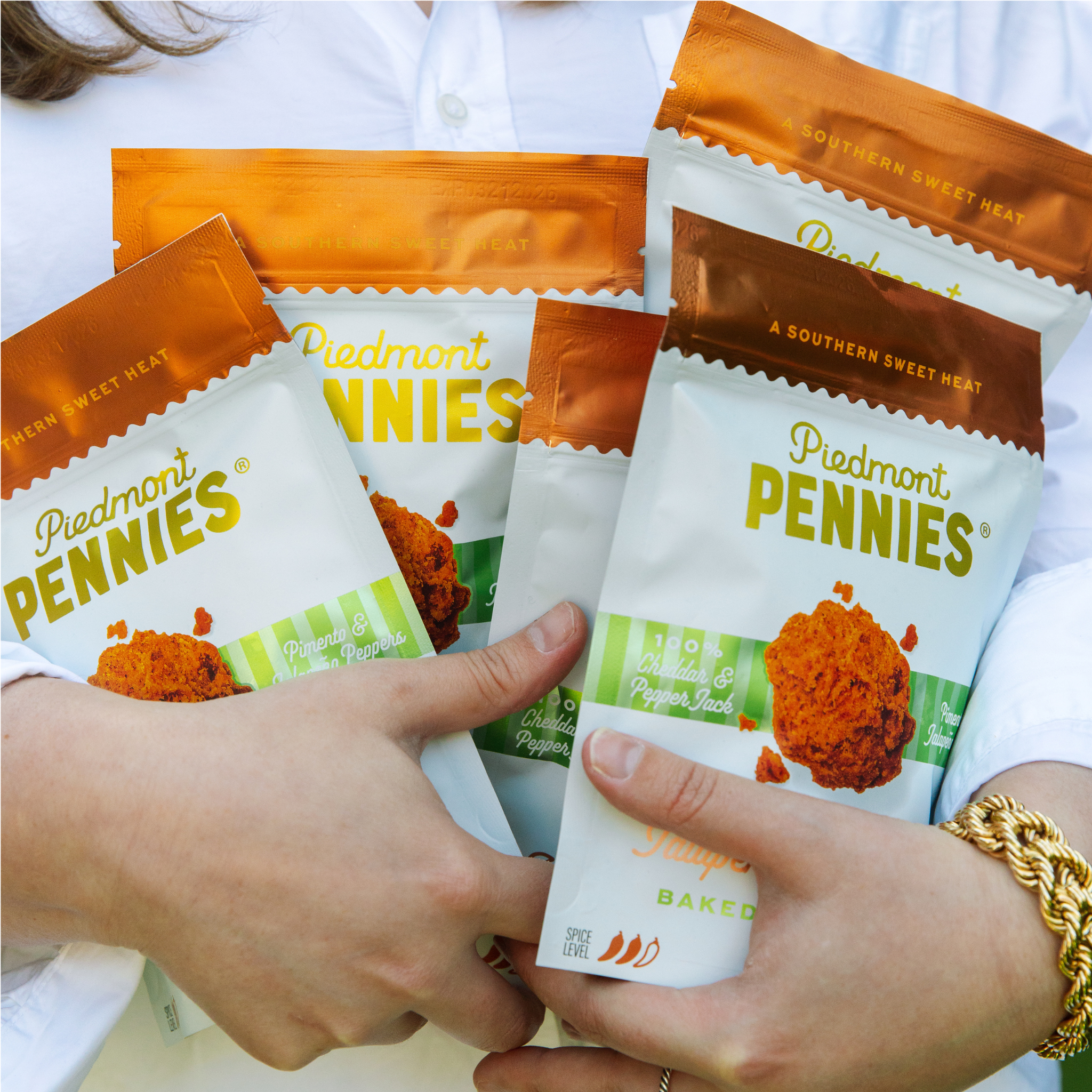 Jalapeno Pimento Cheese Crackers, Medium Pouches, (20)