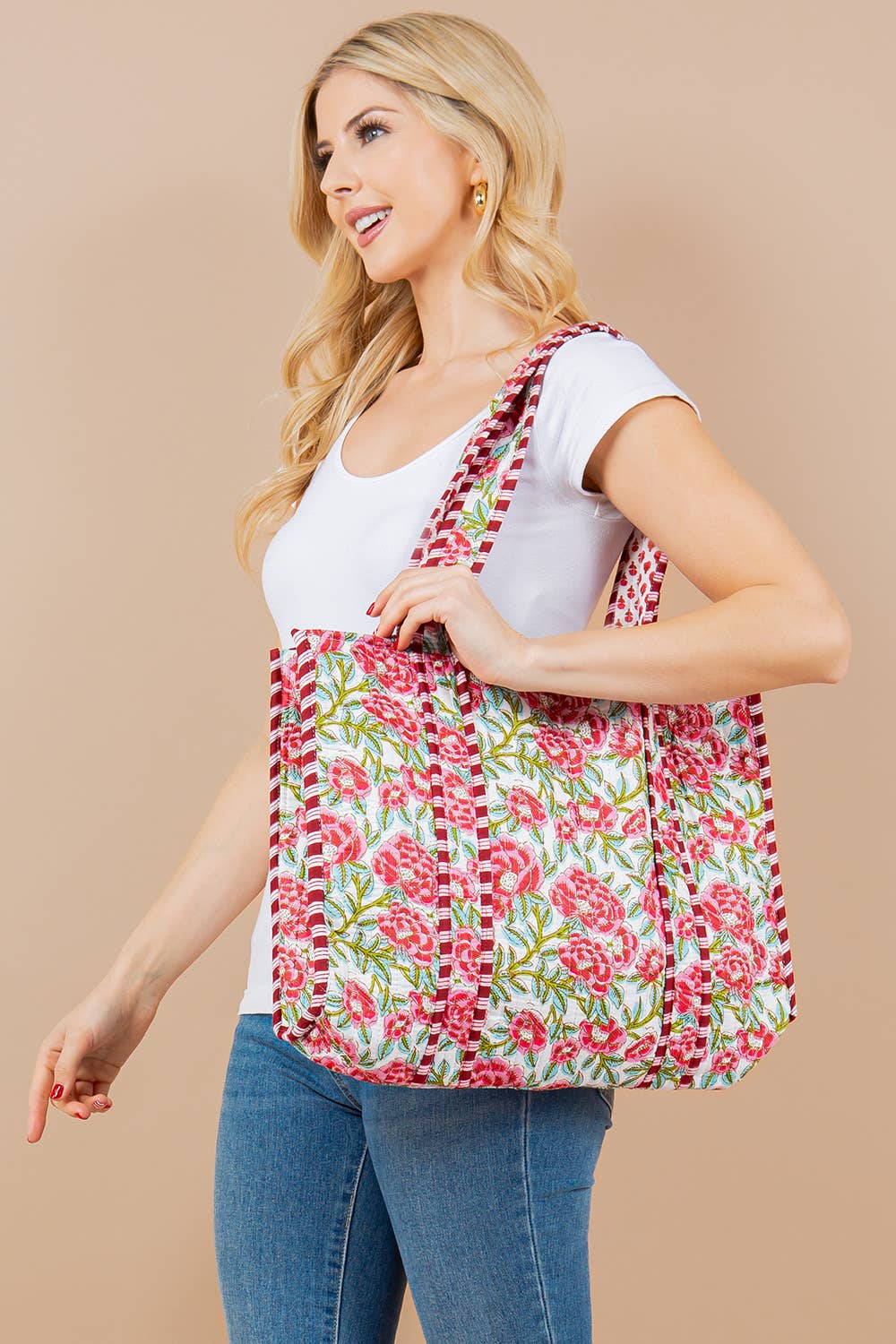 Quilted Tote Bag (BG-55)