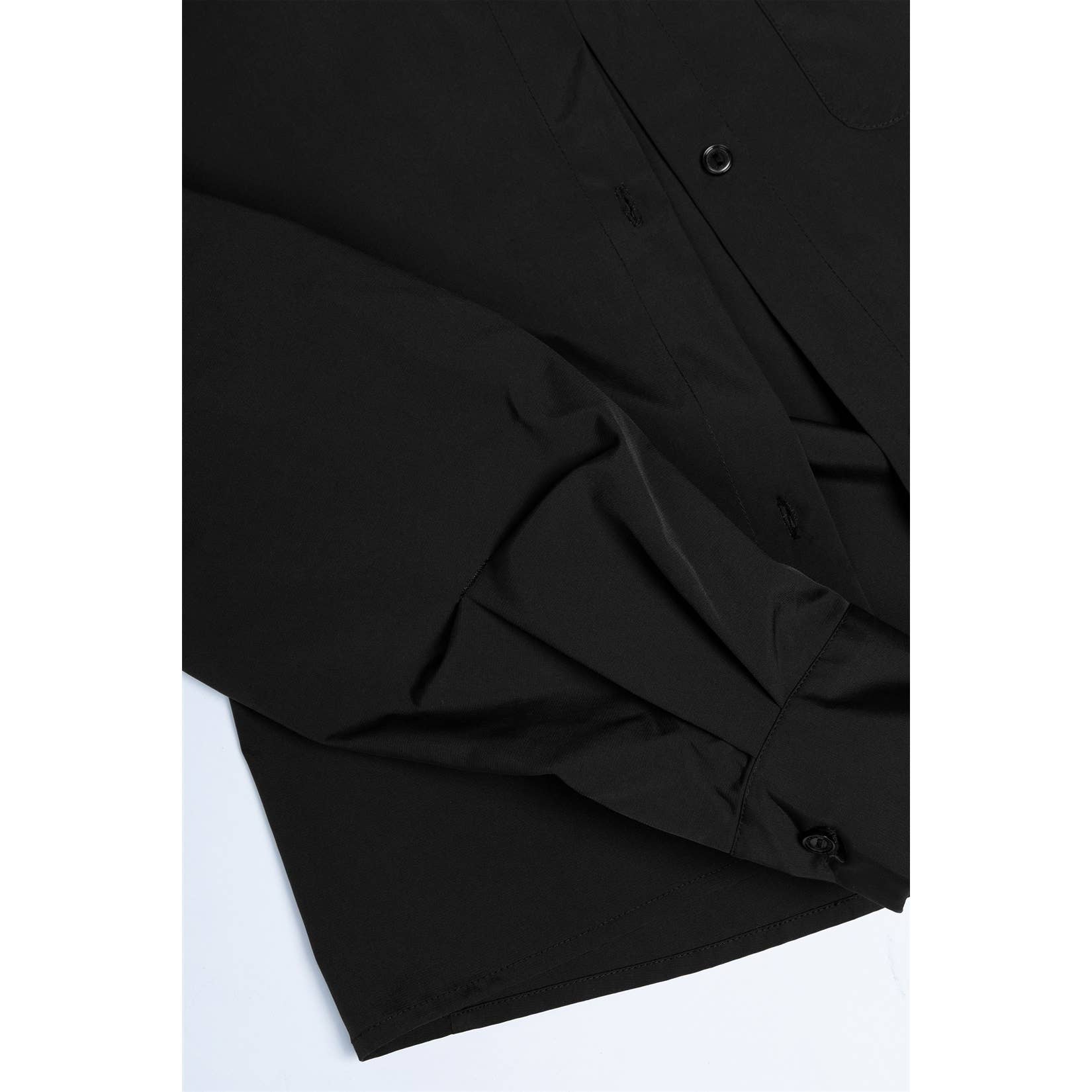 Rolled Sleeve Button Up Blouse