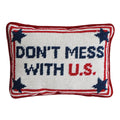 SALE Patriotic Don't Mess With U.S. 4th Of July Throw Pillow
