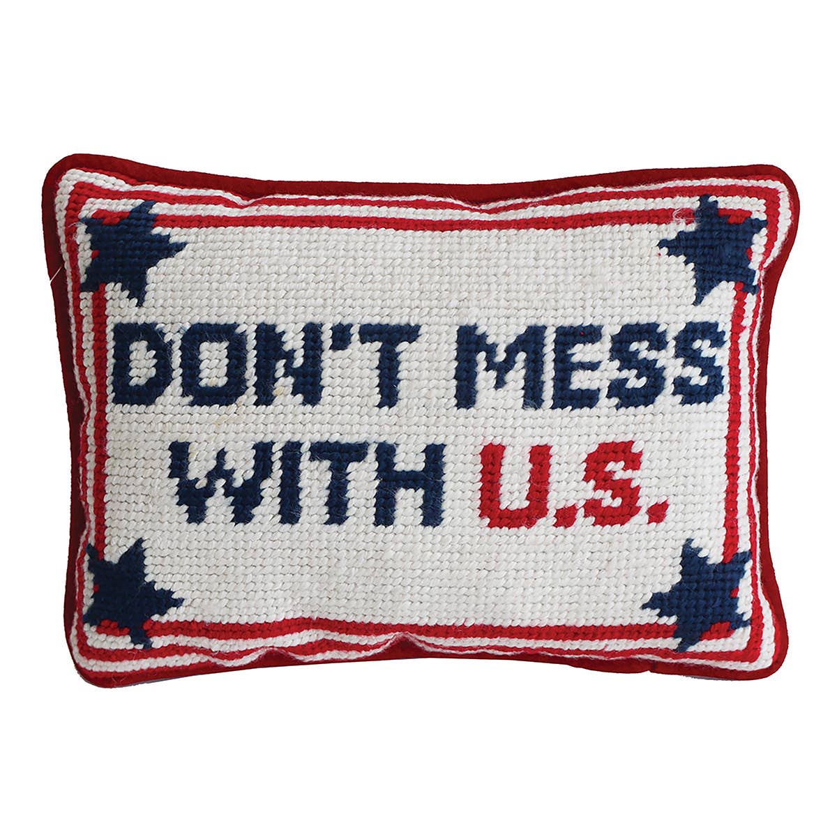 SALE Patriotic Don't Mess With U.S. 4th Of July Throw Pillow