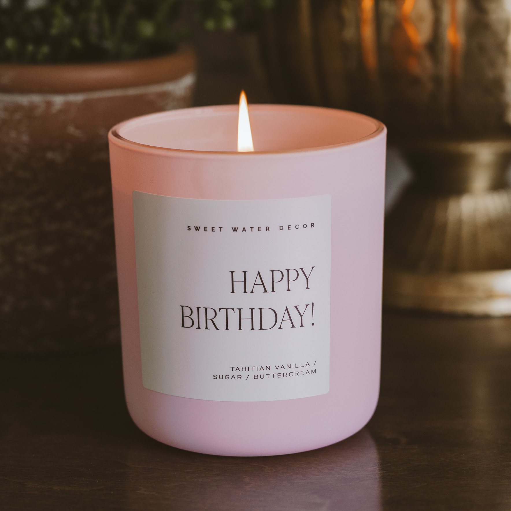 *NEW* Happy Birthday 15 oz Soy Candle, Matte Jar - Gifts