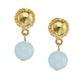Light Blue Jade Drop Earrings