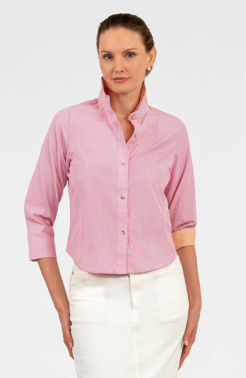Boyfriend Cotton Shirt - Stripe