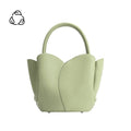 Tulip Sage Recycled Vegan Leather Top Handle Bag