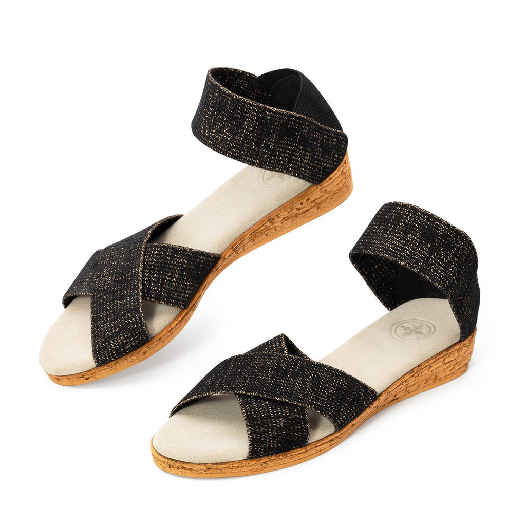 Spring26 Peachtree- Ankle Strap Cork Wedge Sandal