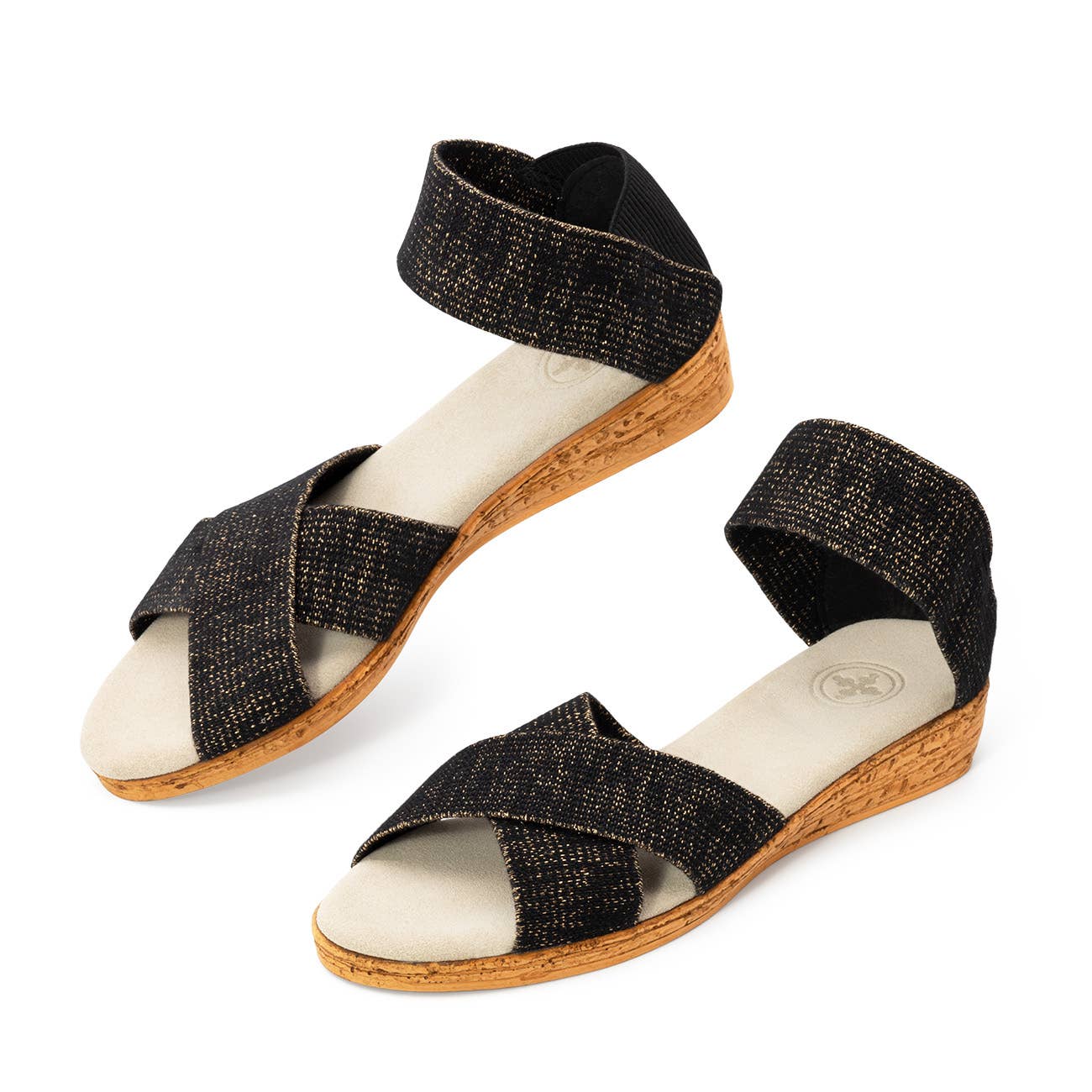 Spring26 Peachtree- Ankle Strap Cork Wedge Sandal
