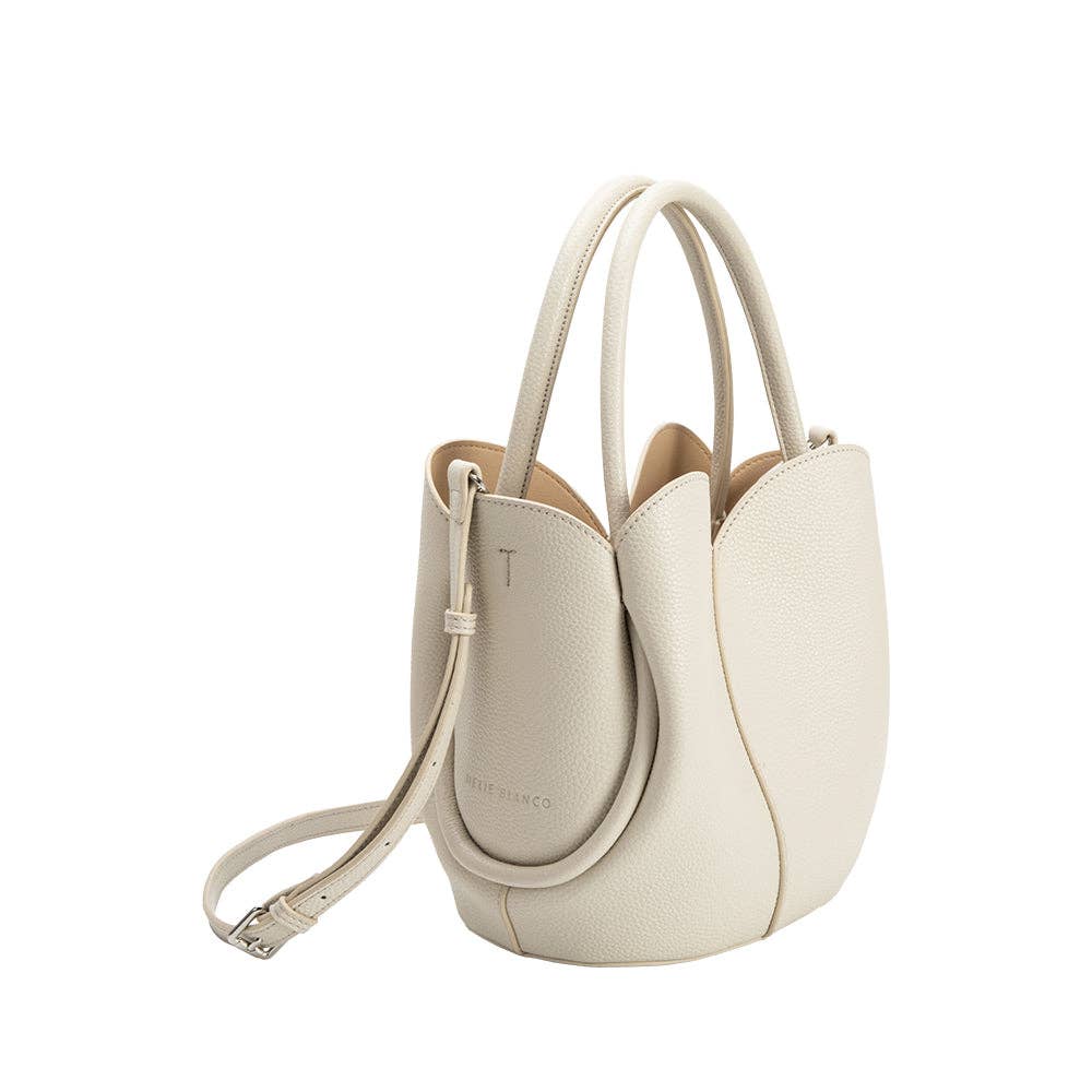 Tulip Bone Recycled Vegan Top Handle Bag Pre-Order 3/15