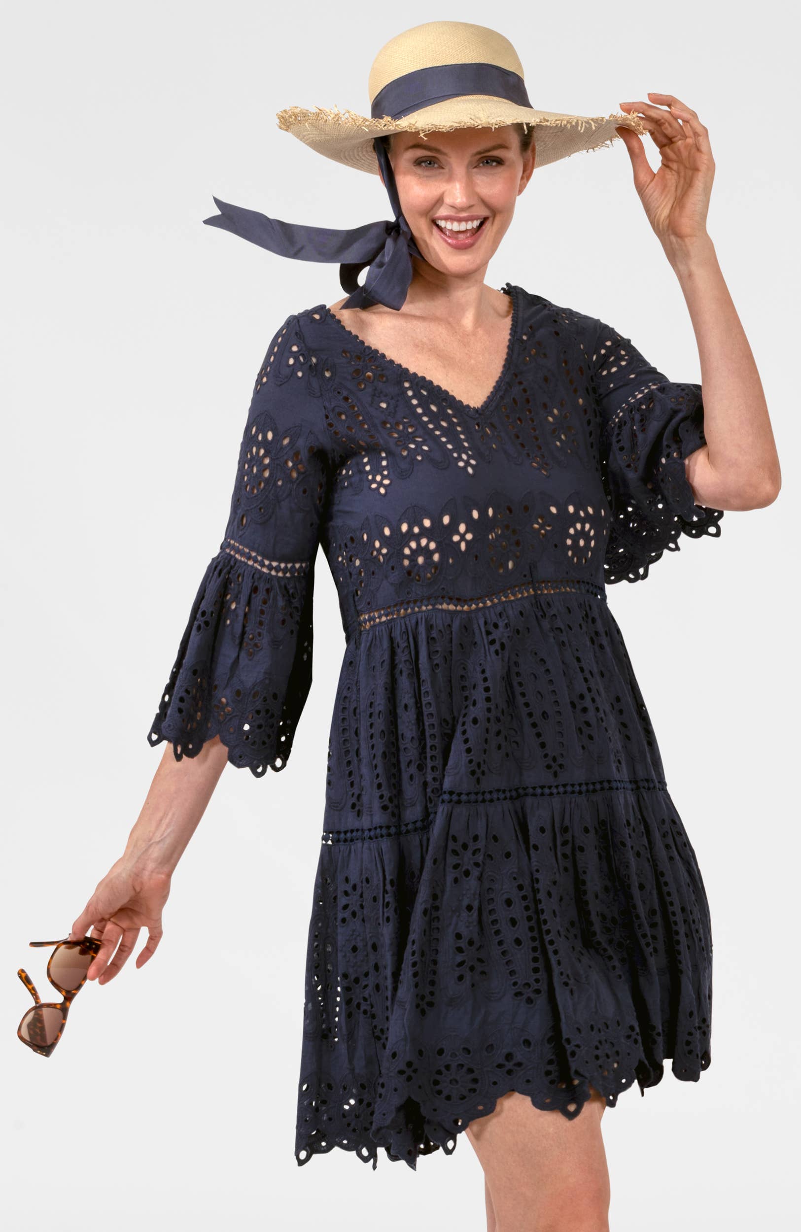 Saucy Dress - Eyelet