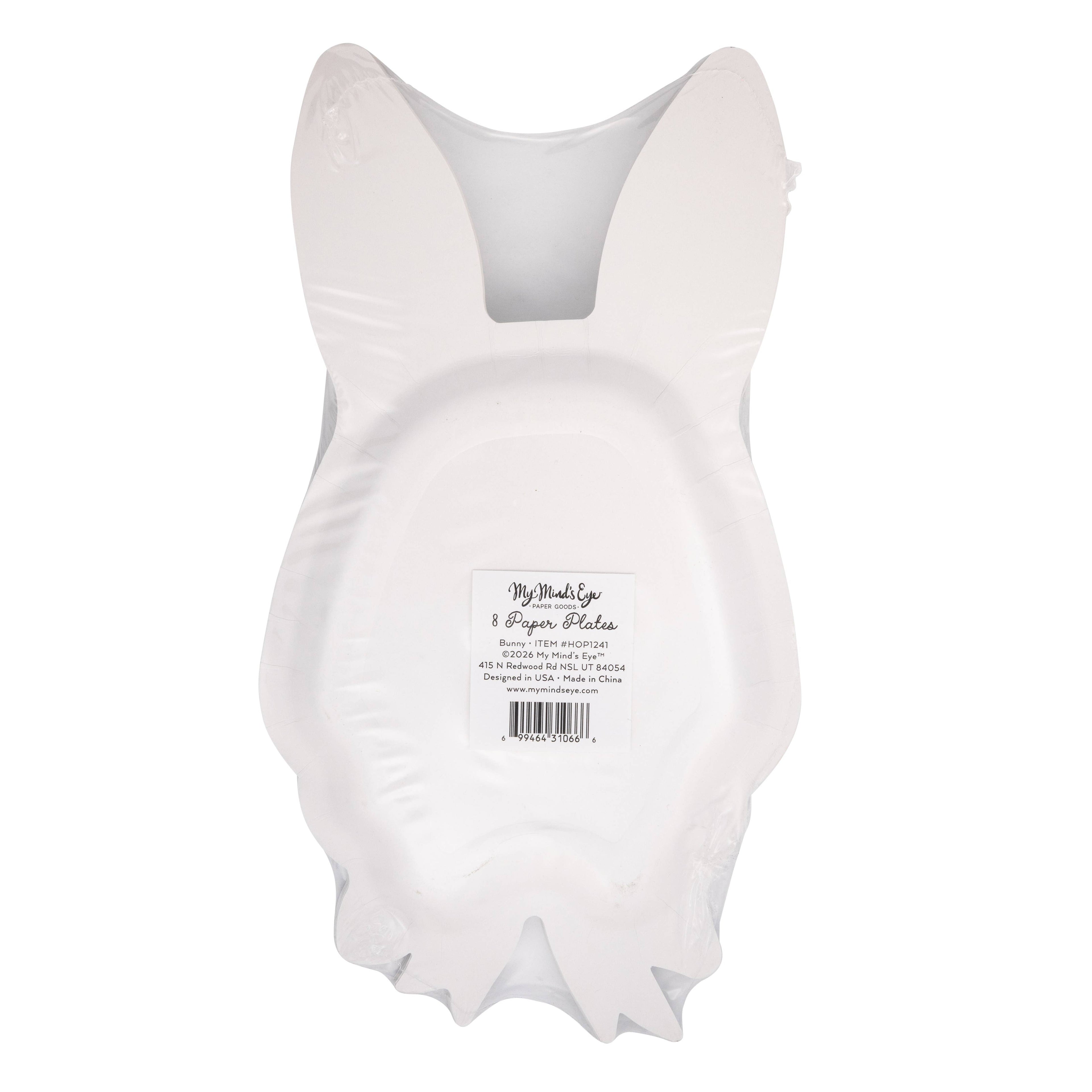 HOP1241 - Bunny Face Shaped Plate