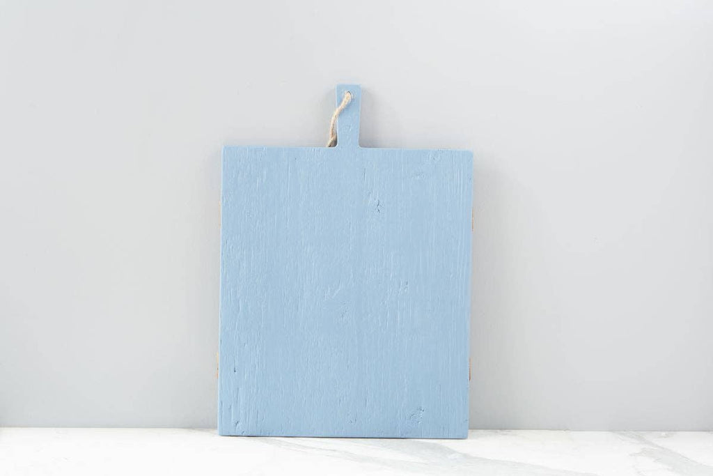 Mod Charcuterie Cheese Board, Medium Rectangle, Denim Blue