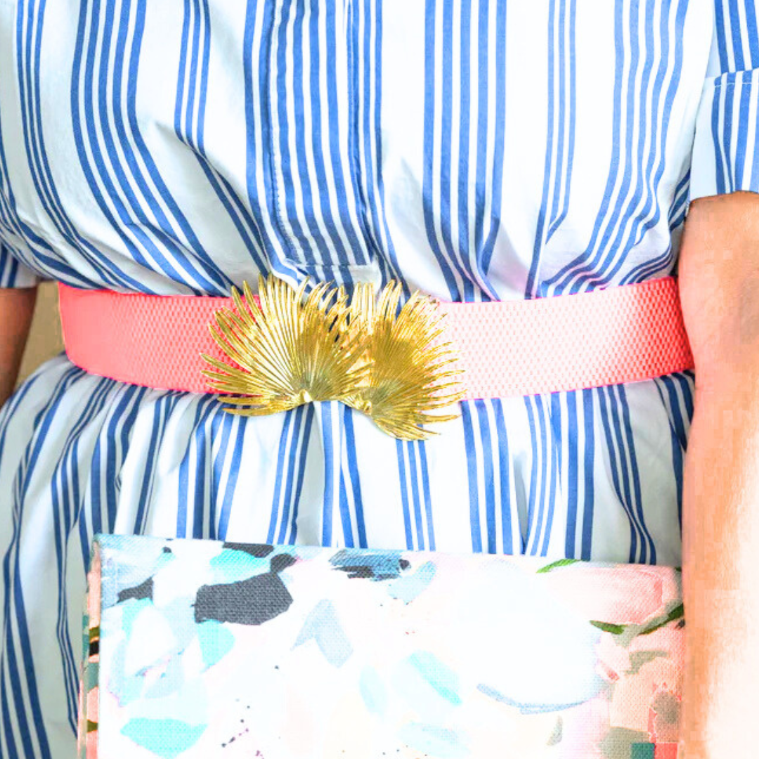 Light Pink Interchangeable Stretch Belt Band