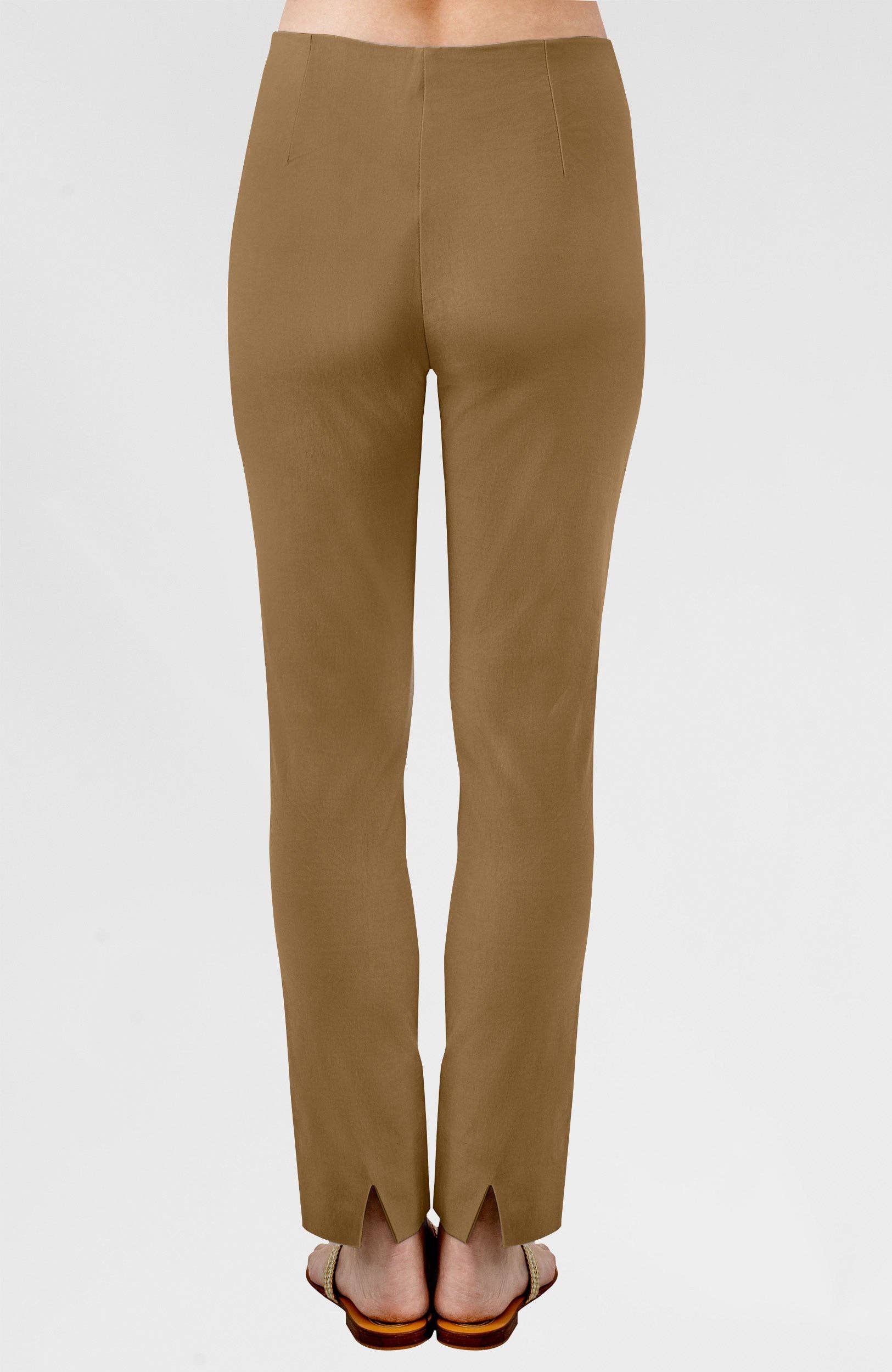 Gripeless Pull On Pants Solid - Earth Tones