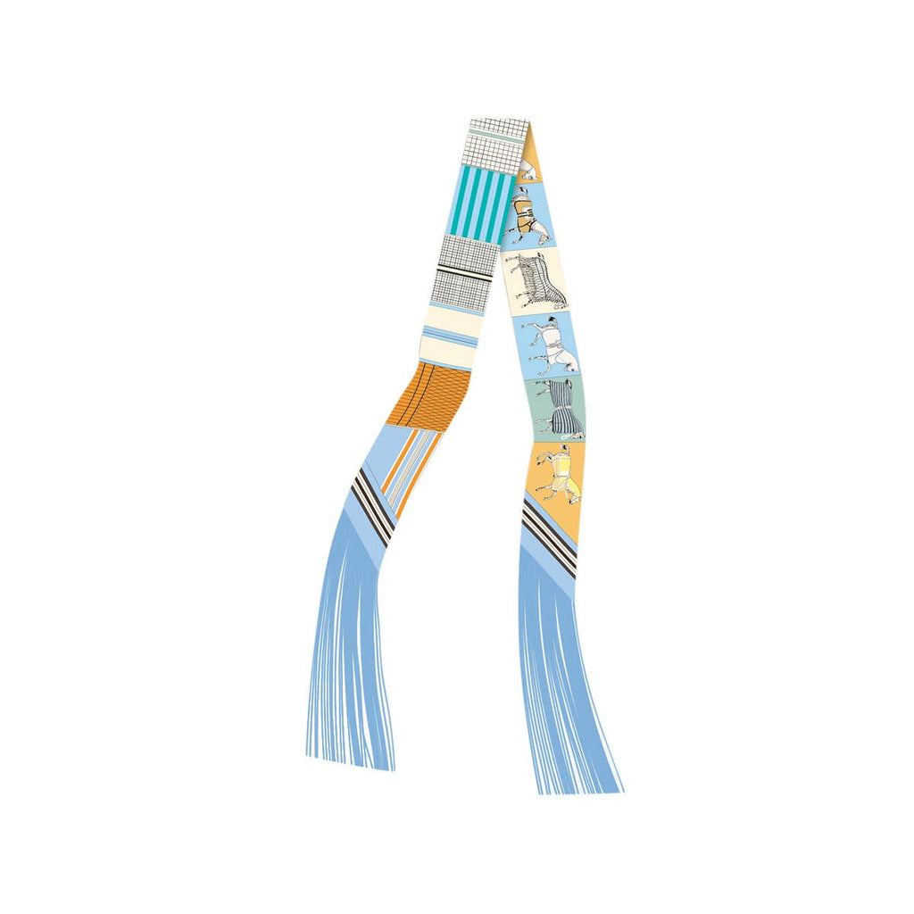 Frilly Scarf with Fringe - P