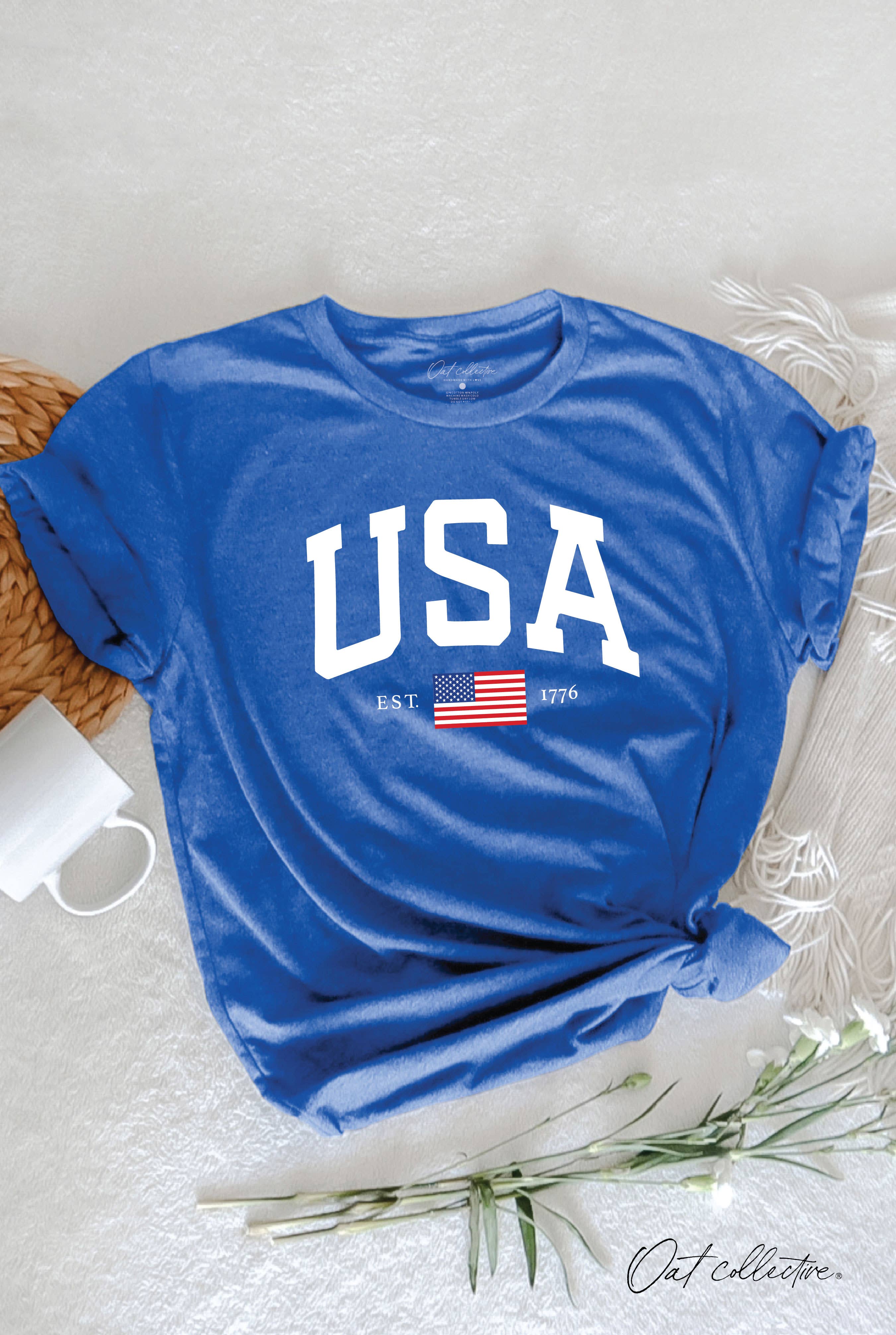 USA EST.1776 Graphic T-shirt