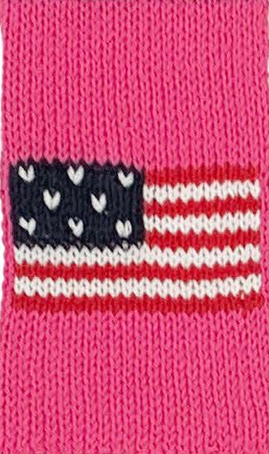 Flag Half Sleeve Top Cotton