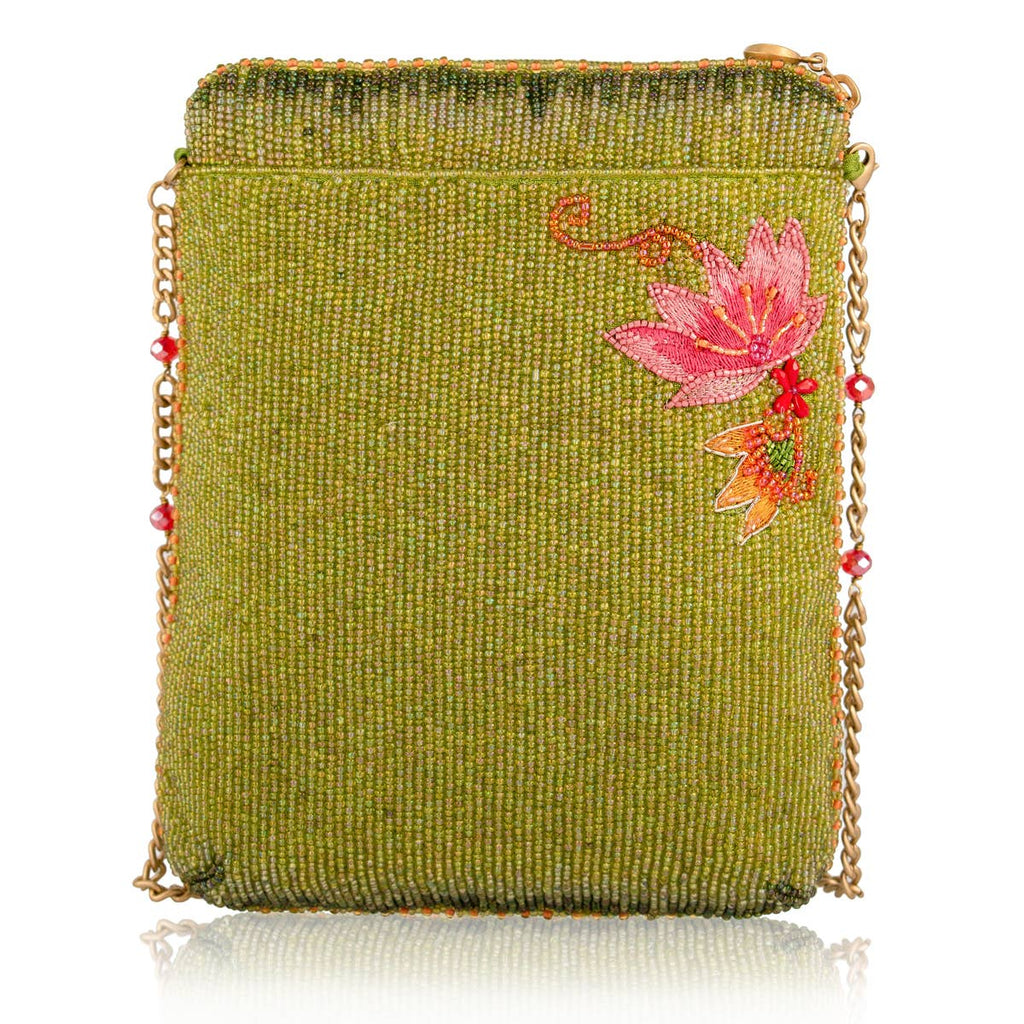 Endless Summer Beaded Palm Tree Crossbody bag