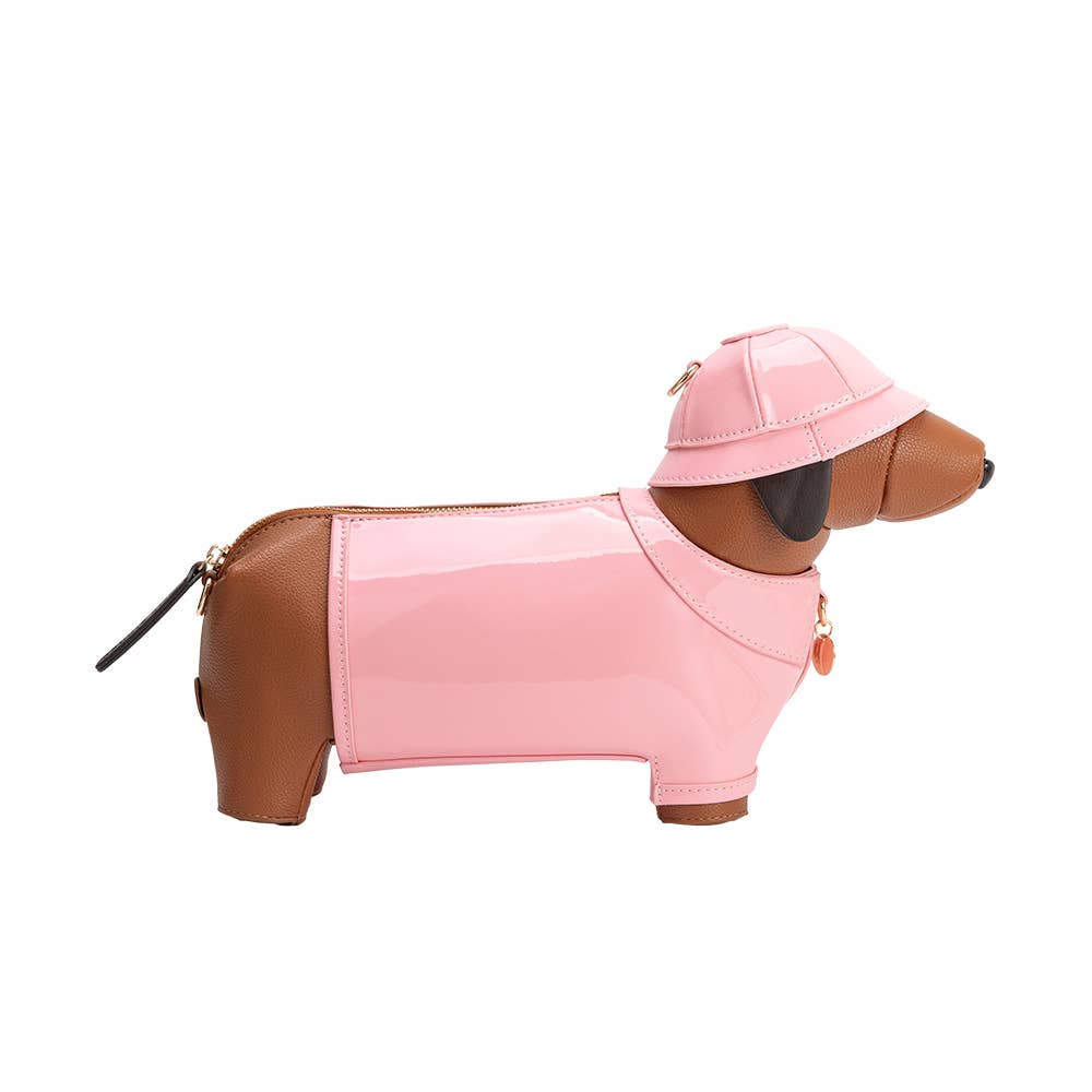 Rain Dog Pink Vegan Leather Crossbody Bag Pre-Order 3/10