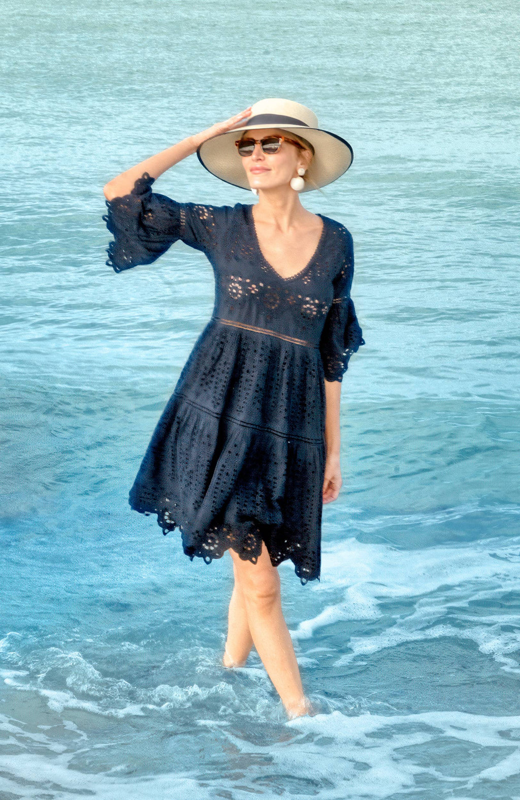 Saucy Dress - Eyelet