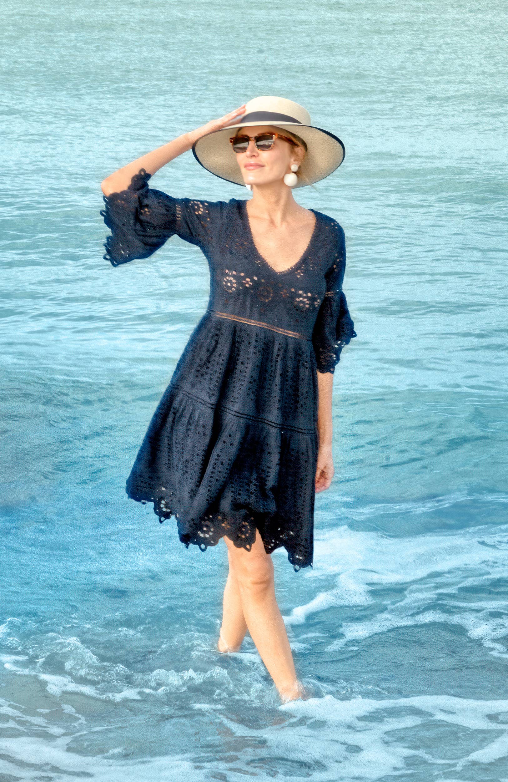 Saucy Dress - Eyelet