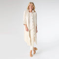 Keira Long Sleeve Dress with Back Button Detail