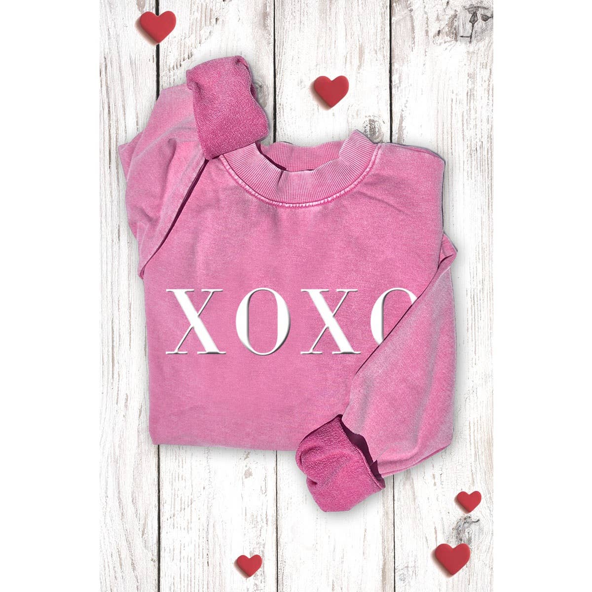 XOXO MINERAL GRAPHIC SWEATSHIRTS