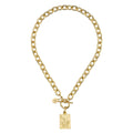 1 Bam Bird Mahjong Tile Toggle Necklace