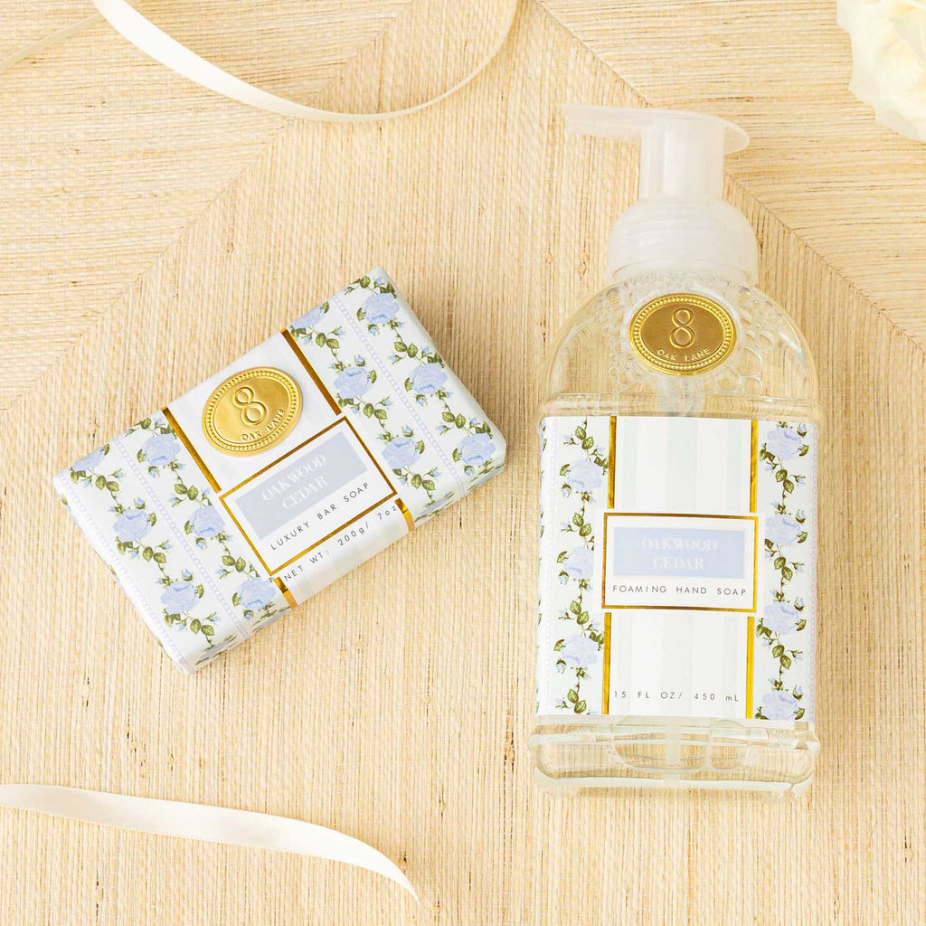 Oakwood Cedar Wrapped Bar Soap